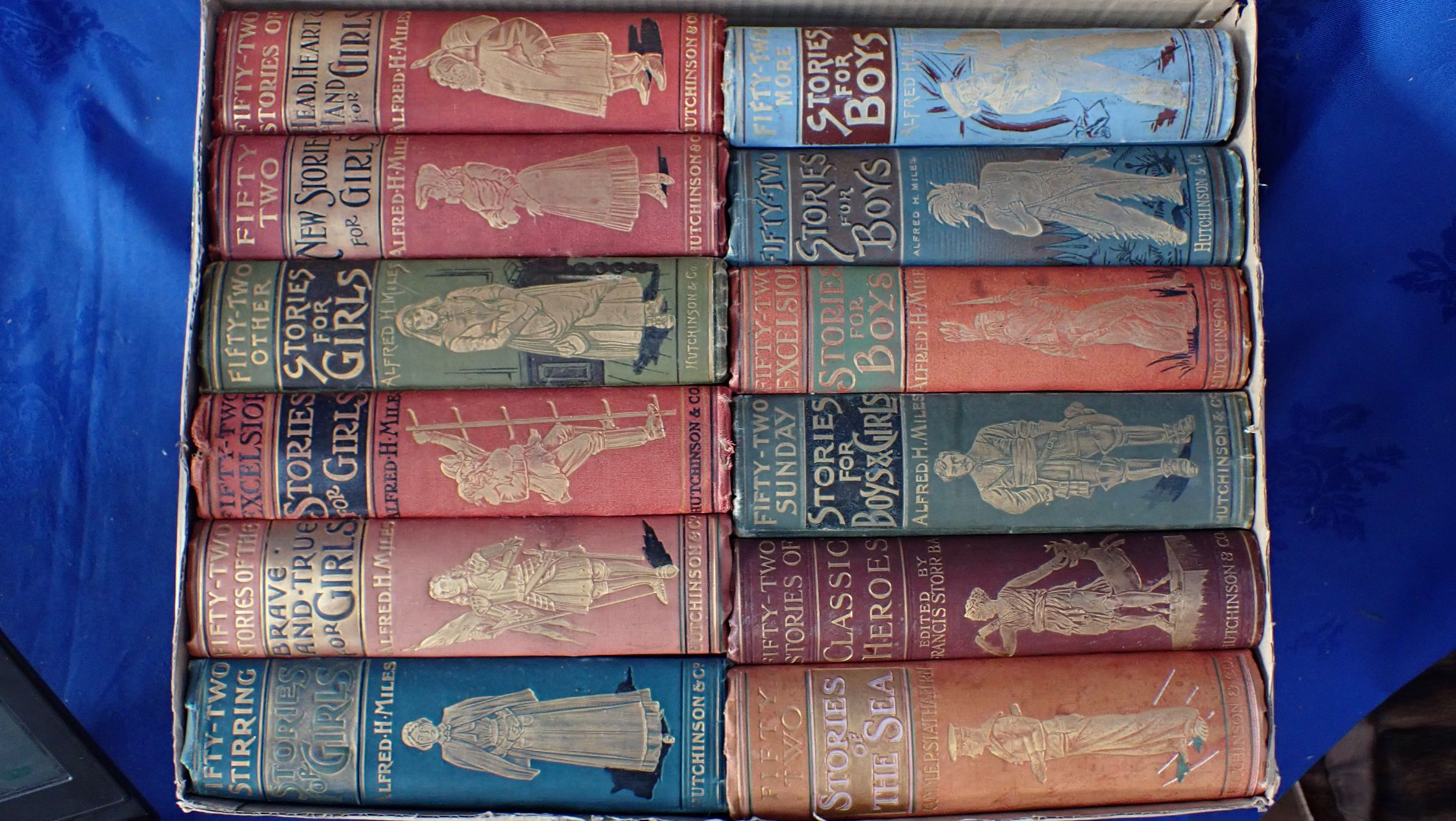 A COLLECTION OF ALFRED H. MILES 'FIFTY-TWO STORIES FOR GIRLS' AND 'FIFTY-TWO STORIES FOR BOYS'