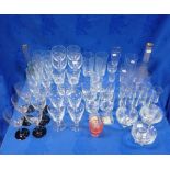 A COLLECTION OF DOMESTIC GLASSWARE