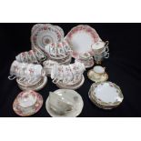 A PARAGON 'VICTORIANA ROSE' PART TEA SET