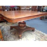 A VICTORIAN MAHOGANY BREAKFAST TABLE