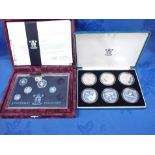 THE ROYAL MINT 1994 CARIBBEAN ROYAL VISIT SILVER PROOF COLLECTION