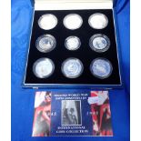 THE ROYAL MINT: SECOND WORLD WAR 50TH ANNIVERSARY 1945 - 1955 INTERNATIONAL COIN COLLECTION