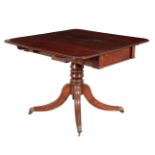 A VICTORIAN MAHOGANY PEMBROKE TABLE