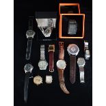 A COLLECTION OF QUARTZ WRISTWATCHES