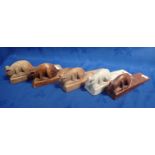 FIVE OAK MOUSE DOOR STOPS