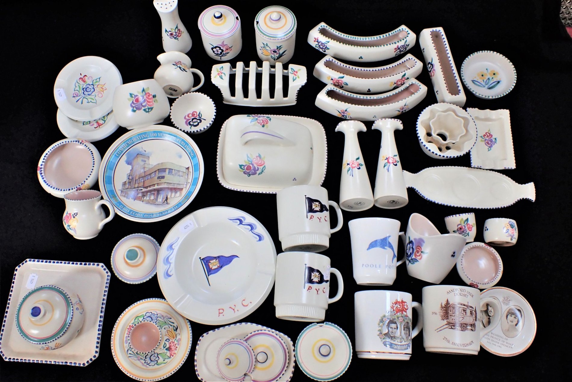 A COLLECTION OF POOLE POTTERY