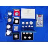 ROYAL MINT: A SILVER PIEDFORT Â£1 COIN SET