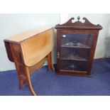 A SMALL MAHOGANY SUTHERLAND TYPE TABLE