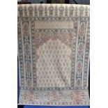 A KASHMIRI WALL HANGING, PRINTED ON COTTON