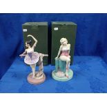 A KEVIN FRANCIS 'MARILYN MONROE' AND 'BALLET' FIGURINES