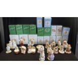 A COLLECTION OF ROYAL ALBERT AND BESWICK BEATRIX POTTER FIGURINES