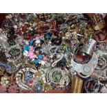 A QUANTITY OF MODERN COSTUME JEWELLERY