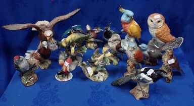 A COLLECTION OF BESWICK BIRDS