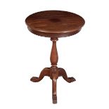 A MAHOGANY TRIPOD TABLE