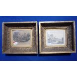 A PAIR OF SMALL 19TH CENTURY GILT PICTURE FRAMES