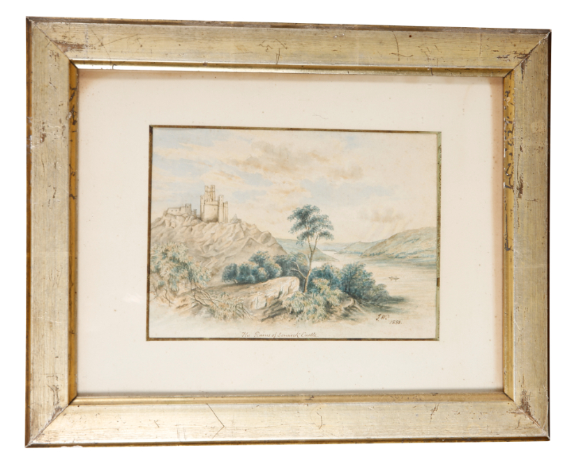 MONOGRAMMIST 'J.W.' A pair of German landscape scenes