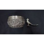 A 'KUTCH' TYPE WHITE METAL BOWL