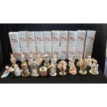 A COLLECTION OF ROYAL ALBERT AND BESWICK BEATRIX POTTER FIGURINES