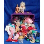A COLLECTION OF MODERN DOLLS CLOTHES AND ACCESSORIES