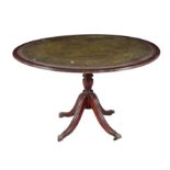 A REGENCY STYLE CENTRE TABLE