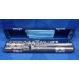 A CASED PEARL FLUTE
