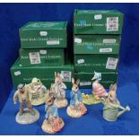 A COLLECTION OF ROYAL DOULTON AND BESWICK BEATRIX POTTER FIGURINES