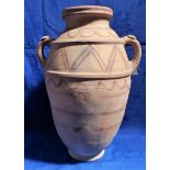 A LARGE DECORATED POTTERY AMPHORA