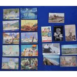22 KENNETH SHOESMITH PROMOTIONAL POSTCARDS FOR ROYAL MAIL LINES