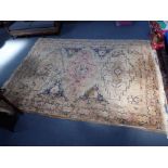 A LARGE CHINESE RUG