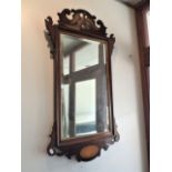 A VICTORIAN MIRROR IN LATE 18TH CENTURY STYLE
