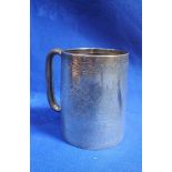 A VICTORIAN SILVER CHRISTENING MUG