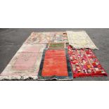 SIX MODERN RUGS