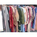 A COLLECTION OF VINTAGE AND RETRO WOMENS CLOTHING