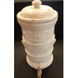 A VICTORIAN STONEWARE WATER FILTER