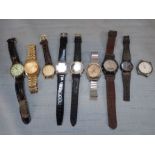 A SMALL QUANTITY OF QUARTS WRISTWATCHES