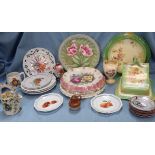 A COLLECTION OF VICTORIAN AND LATER BREAD PLATES