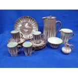 A W. FISHLEY HOLLAND PART COFFEE SET