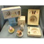 A COLLECTION OF BEATRIX POTTER AND BUNNYKINS CERAMICS