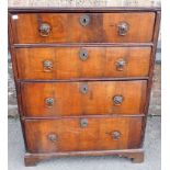 A WILLIAM AND MARY CHEST OF DRAWERS, OF SMALL PROPORTIONS