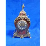A LOUIS XV STYLE BOULLE WORK CLOCK