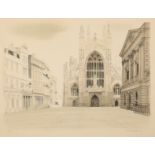 DAVID GENTLEMAN (B. 1930) 'Bath Abbey'