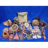 A COLLECTION OF AFRICAN BEAD AND CRAFT WORK