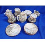 A JAPANESE EGGSHELL PORCELAIN TEA SET