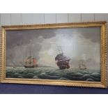 FOLLOWER OF P. MONOMY: MARITIME SCENE, BRITISH VESSELS