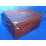 A 19TH CENTURY OAK CANTEEN BOX BY WIDDOWSON & VEALE