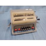 A VINTAGE BLOCK & ANDERSON LIMITED ADDING MACHINE
