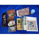 A QUANTITY OF SEWING AND NEEDLEWORK RELATED ITEMS