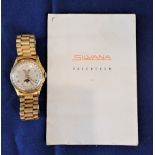 VINTAGE GENTS SILVANA WRISTWATCH WITH CERTIFICATE