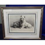 HERBERT DICKSEE: 'HOPE' (TWO WESTIES)