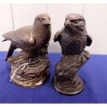 PAIR OF BIRD MODELS